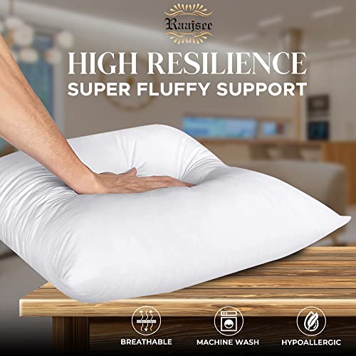 Cushion Inserts 40cm x 40cm /16 x 16 Inch (Pack of 2),Premium Cotton B –  howlbike